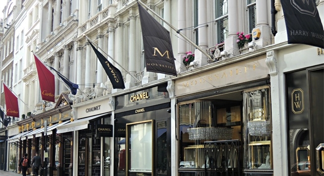 Luxury Shopping in London, Old & New Bond Street 